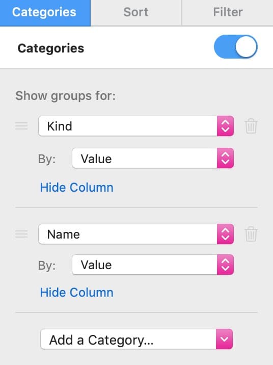 Adding Additional Categories