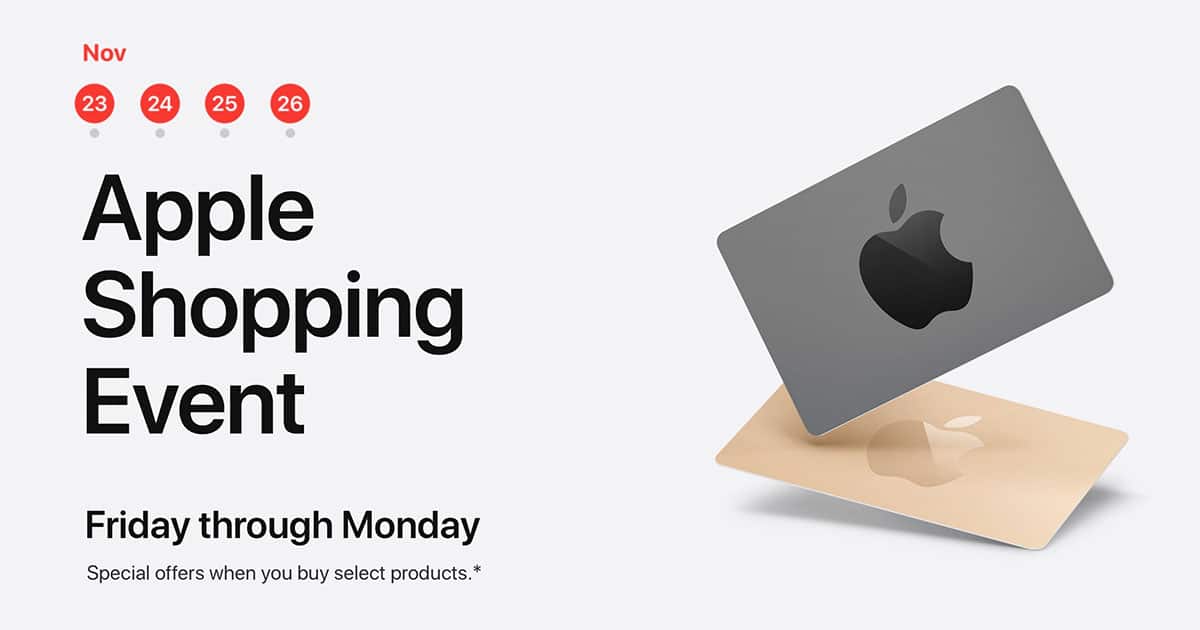 Apple Black Friday Event 2018