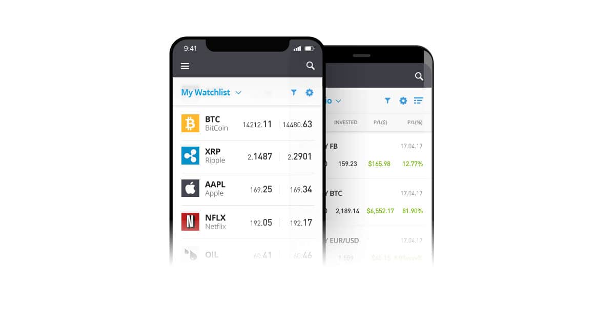 eToro new mobile app