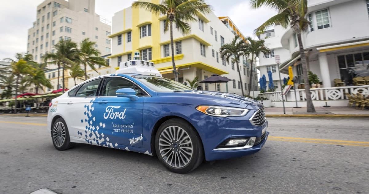 Ford self-driving vehicle