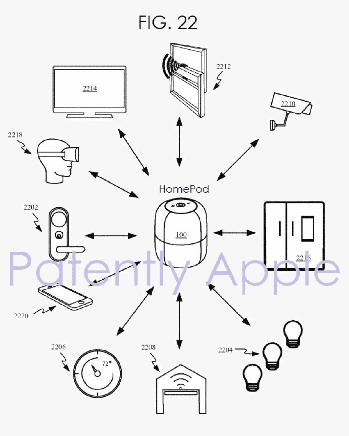 image of homepod ar patent