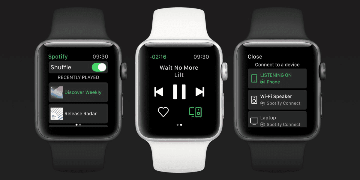 spotify Apple Watch app