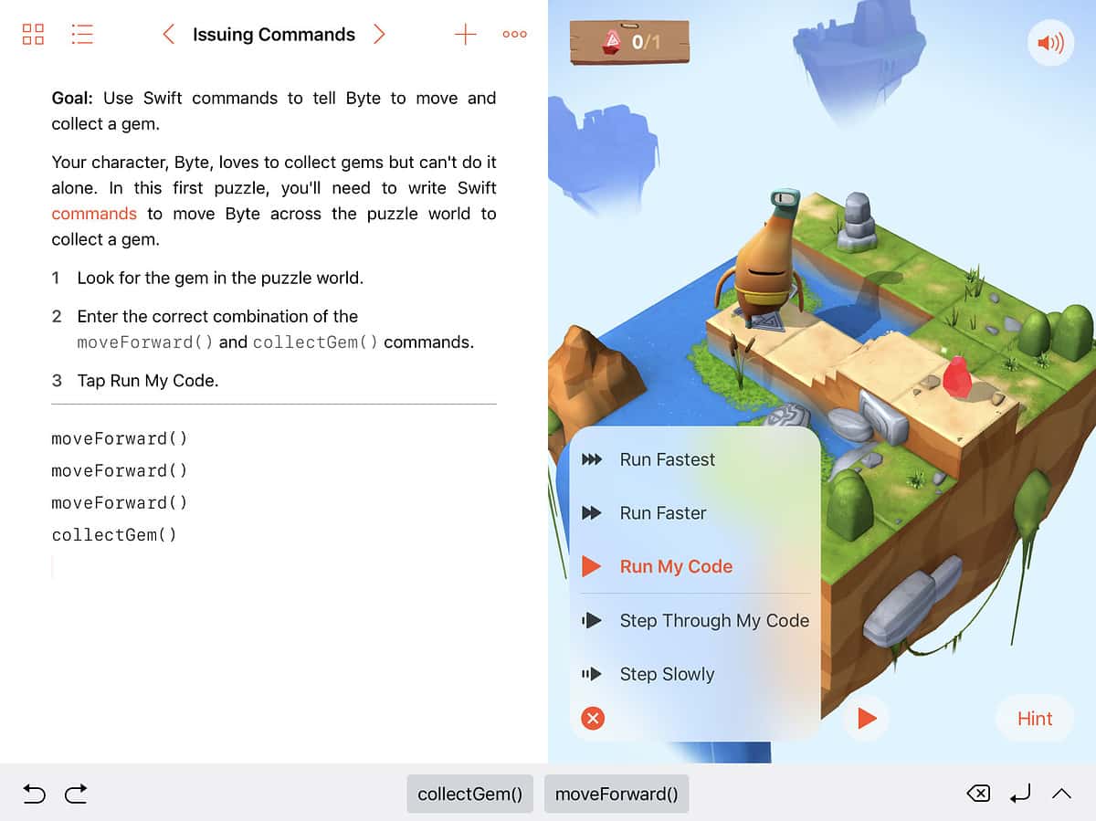 Swift Playgrounds 2.2