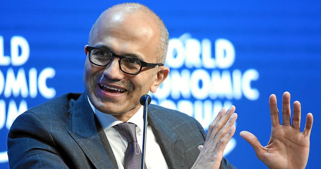 Satya Nadella Davos