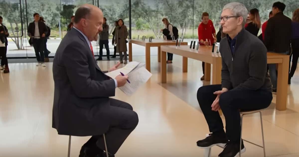 Tim Cook Jim Cramer