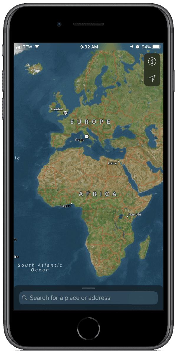 image of apple maps satellite