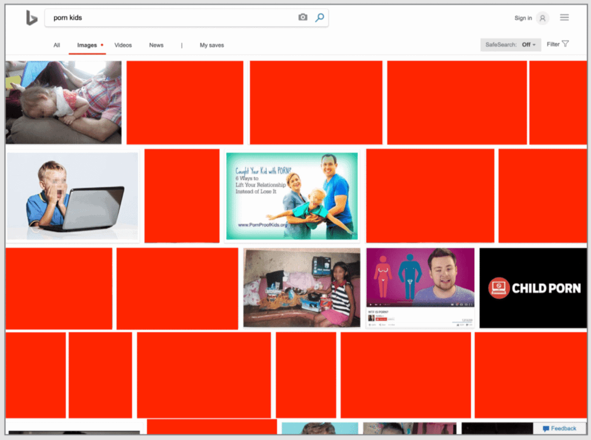 Wab95 - Microsoft Bing Shows and Suggests Child Porn - The Mac Observer