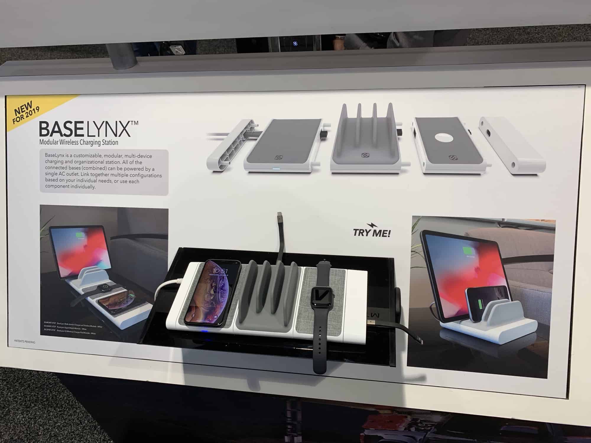 CES – Scosche BaseLynx Modular Wireless Charging Station Organizes and Charges Your Devices
