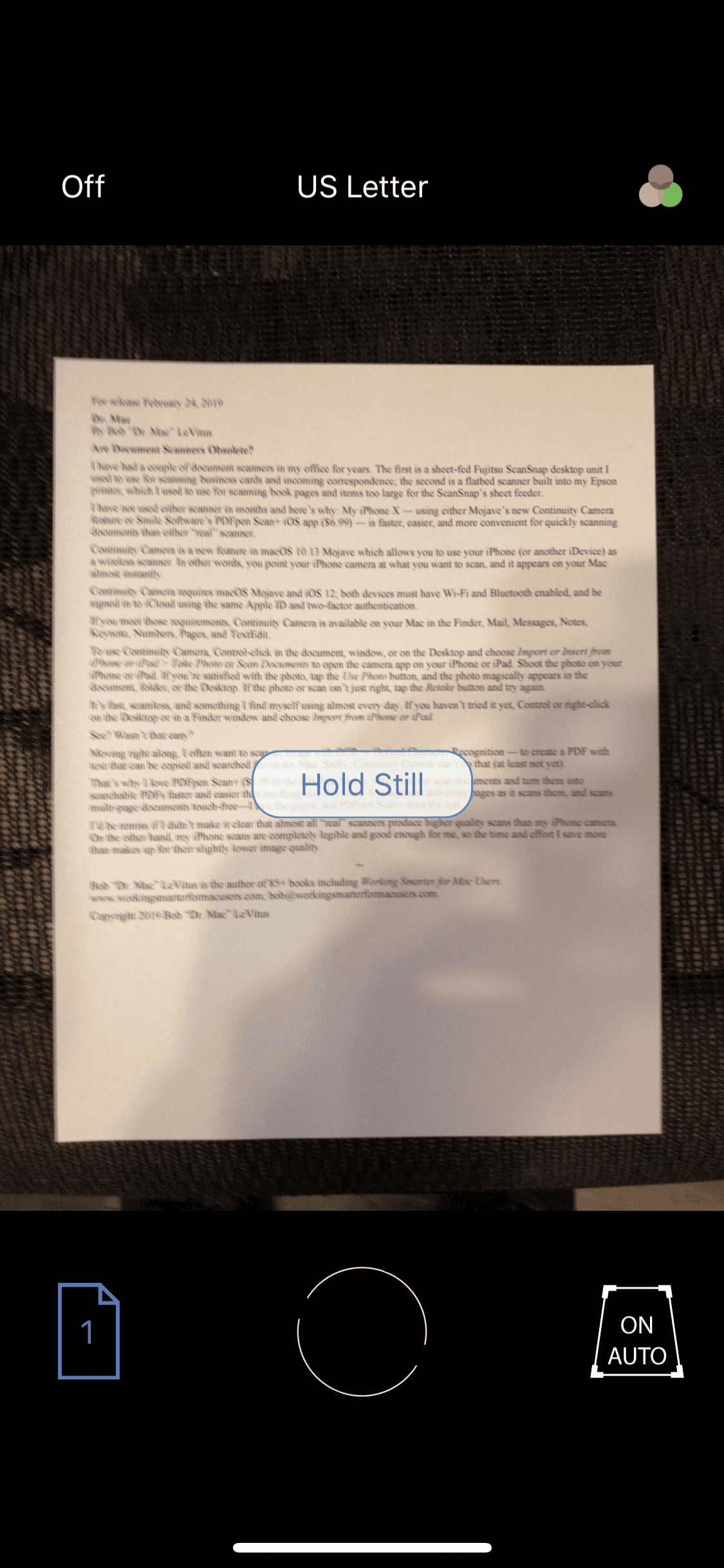 Dr. Mac on Whether Document Scanners Have Obsolete The Mac Observer