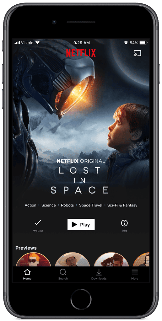Now when you finish watching a downloaded episode it will be deleted and the next episode Netflix Smart Downloads Come to iOS