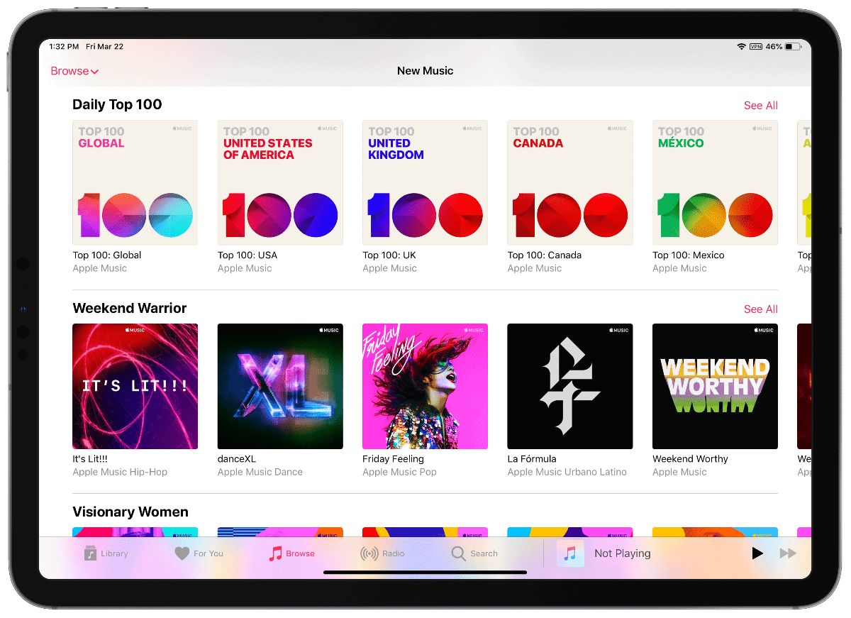 Apple Music Browse Tab Redesigned - The Mac Observer