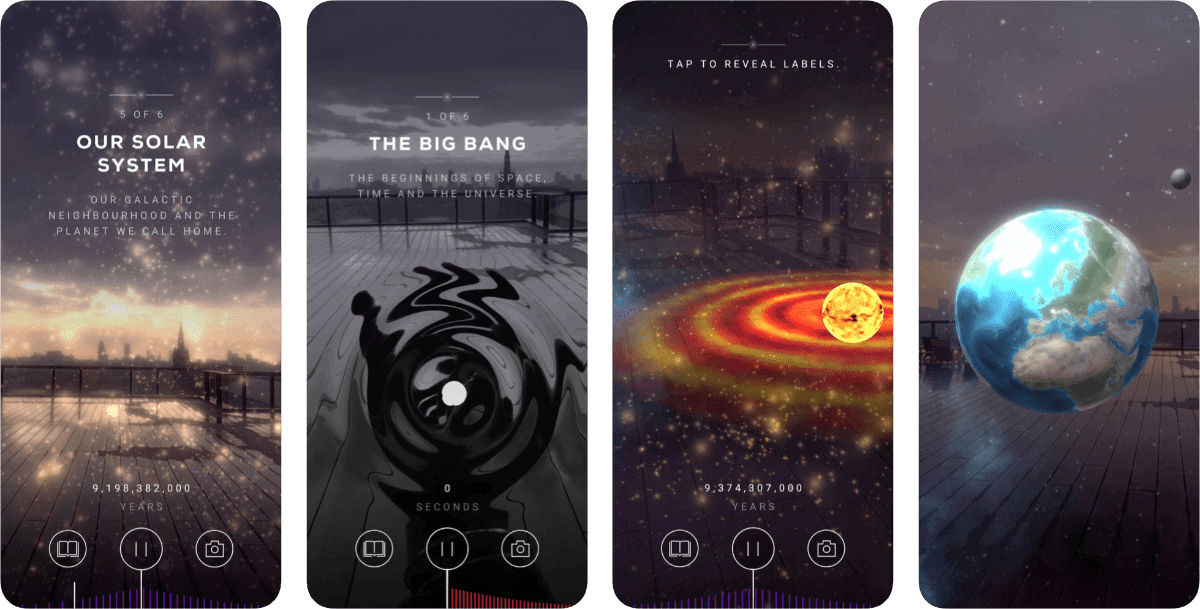 Experience the Big Bang in Augmented Reality