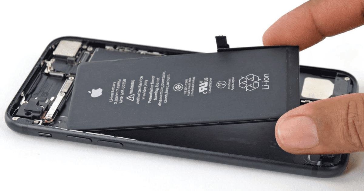 image of iPhone battery