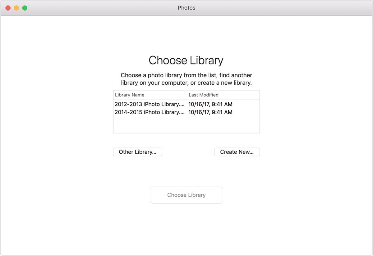 Image of migrating a library to Aperture