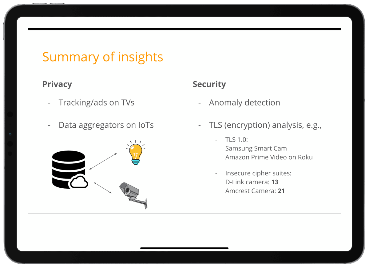 Slide from the researchers’ PowerPoint