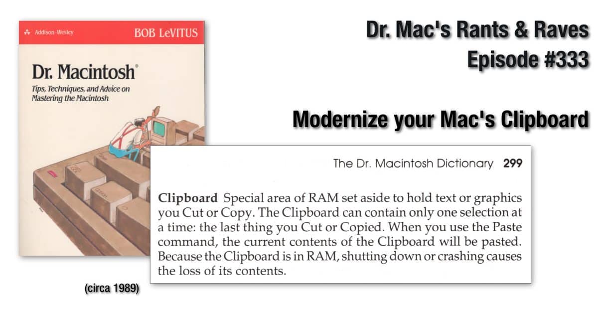 Modernize Your Mac’s Clipboard