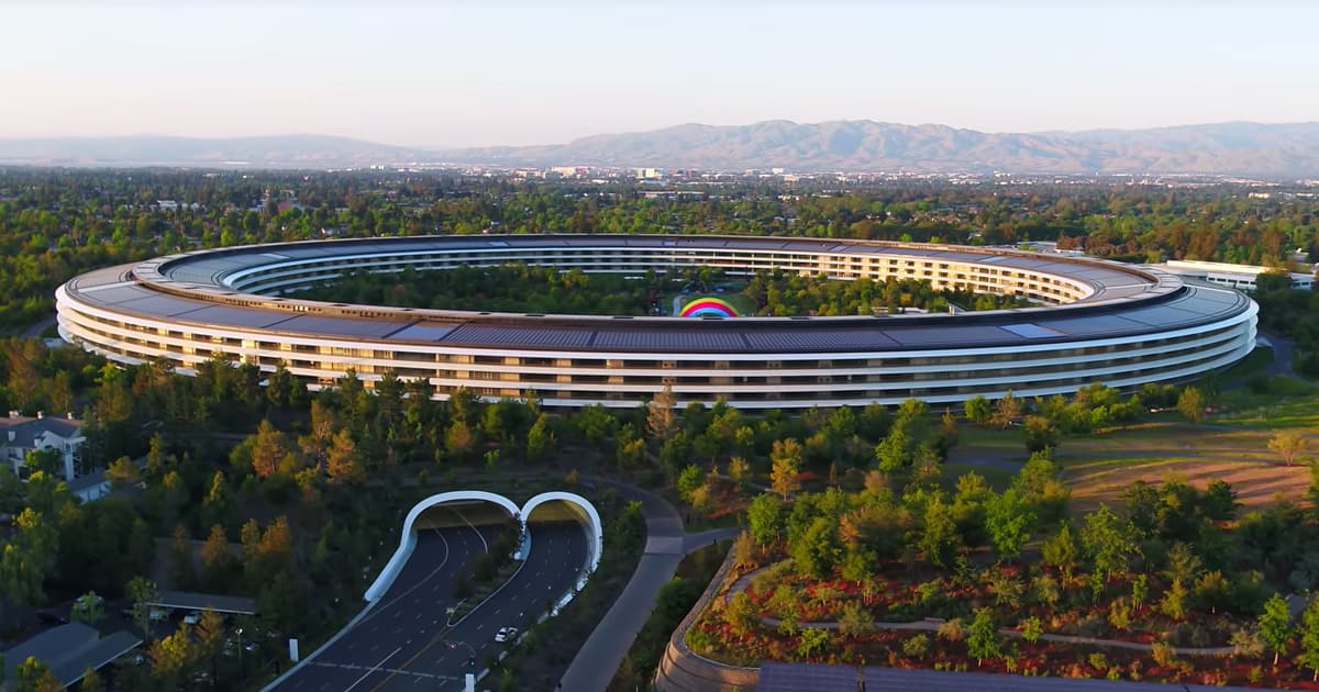 Jony Ive Explains The Rainbow at Apple Park