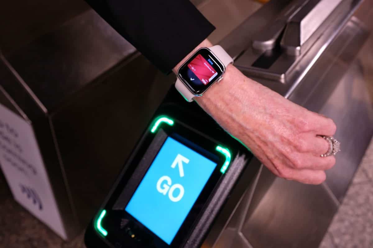 NYC riders testing turnstile