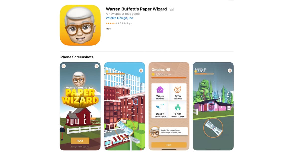 Warren Buffett Paper Wizard