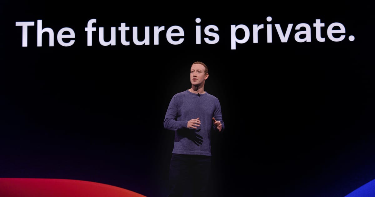 Mark Zuckerberg on Facebook’s Privacy-Focussed Future