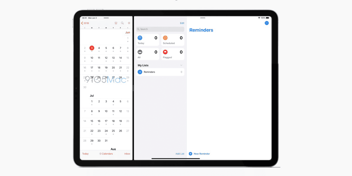 For Dark Mode there is a screenshot of the home screen and Apple Music iOS 13 Screenshots Show Dark Mode, New Markup UI, and More