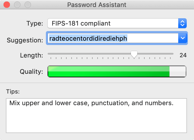 keychain access password assistant