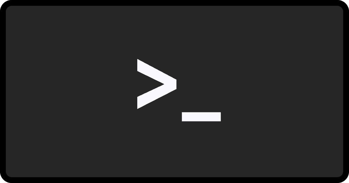 macOS terminal icon