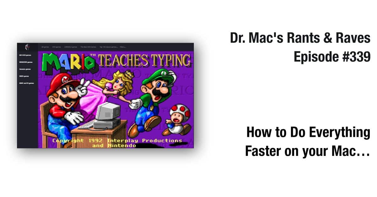 How to Do Everything Faster on your Mac