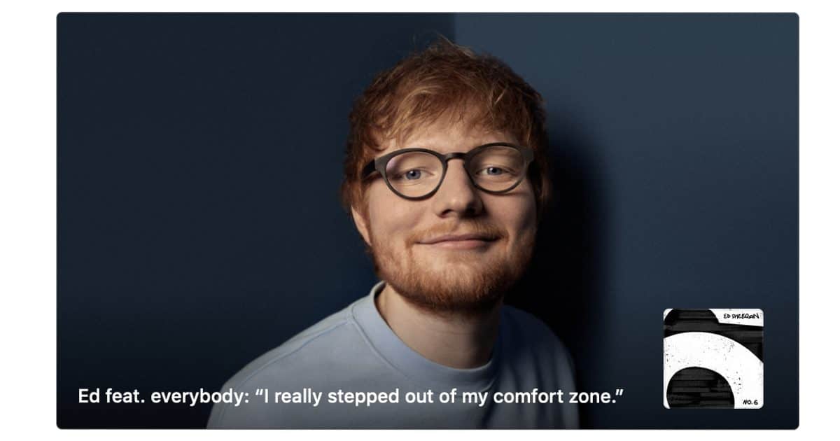 Ed Sheeran Apple Music