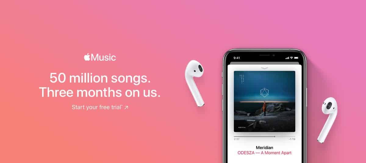 apple music free trial