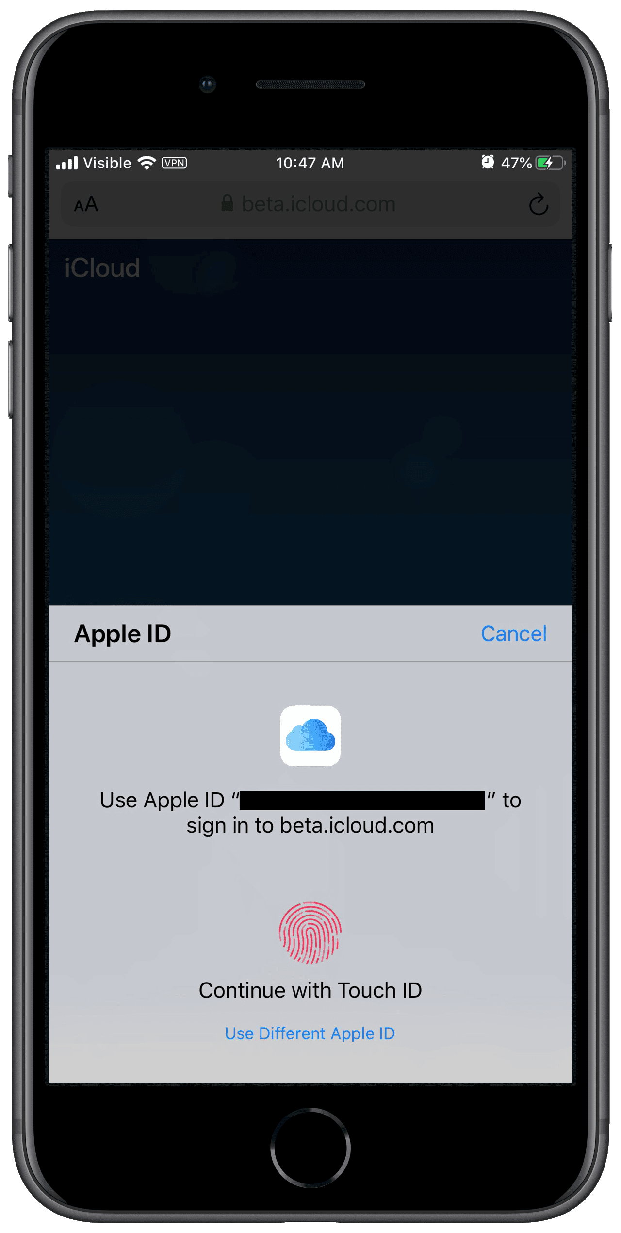 beta icloud.com