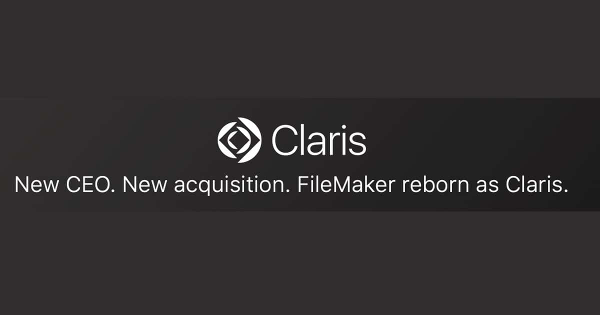 Claris is Back, as Filemaker Returns to Original Name