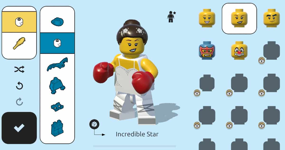 LEGO Brawls build character