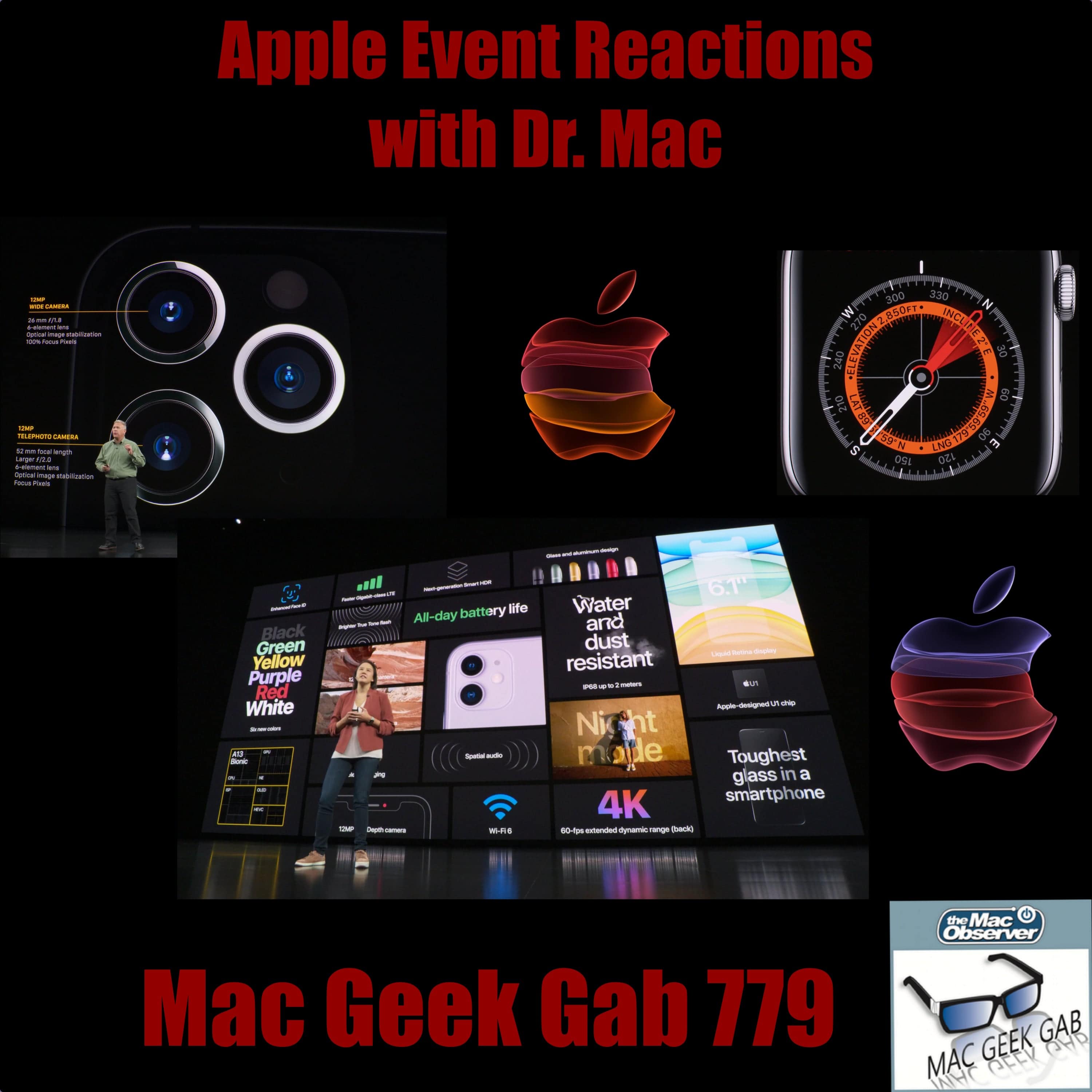 Apple Event Reactions with Bob “Dr. Mac” LeVitus – Mac Geek Gab 779