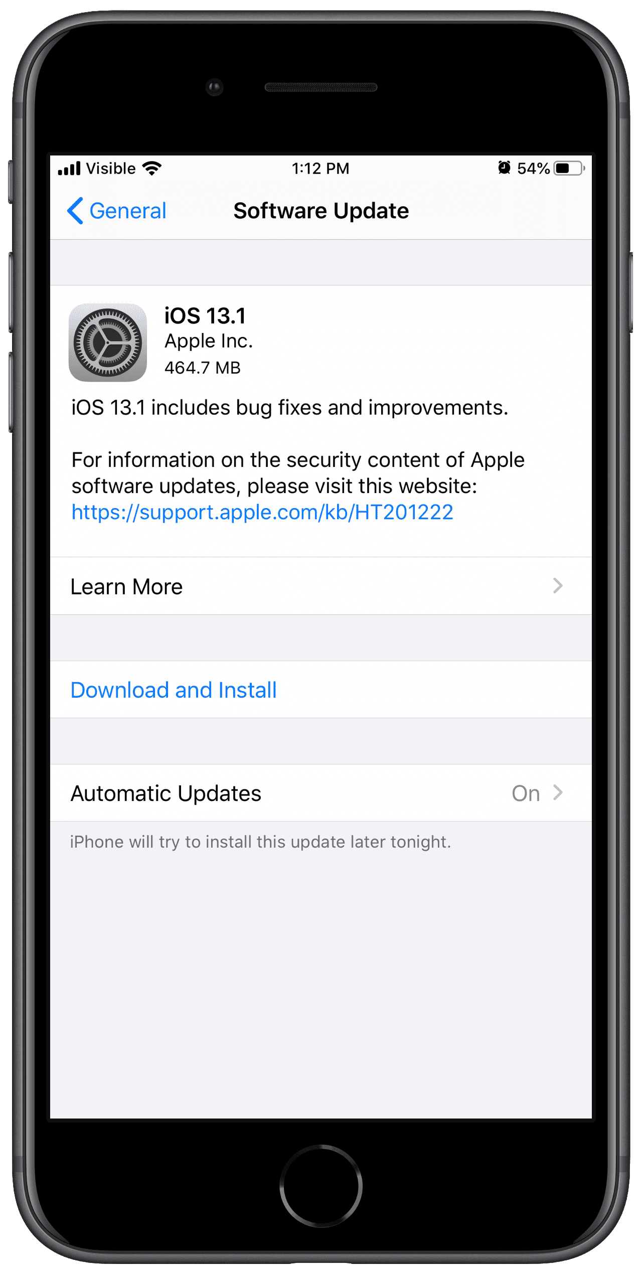 iOS 13.1