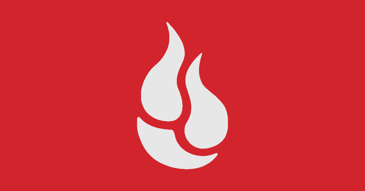 White backblaze logo on white background