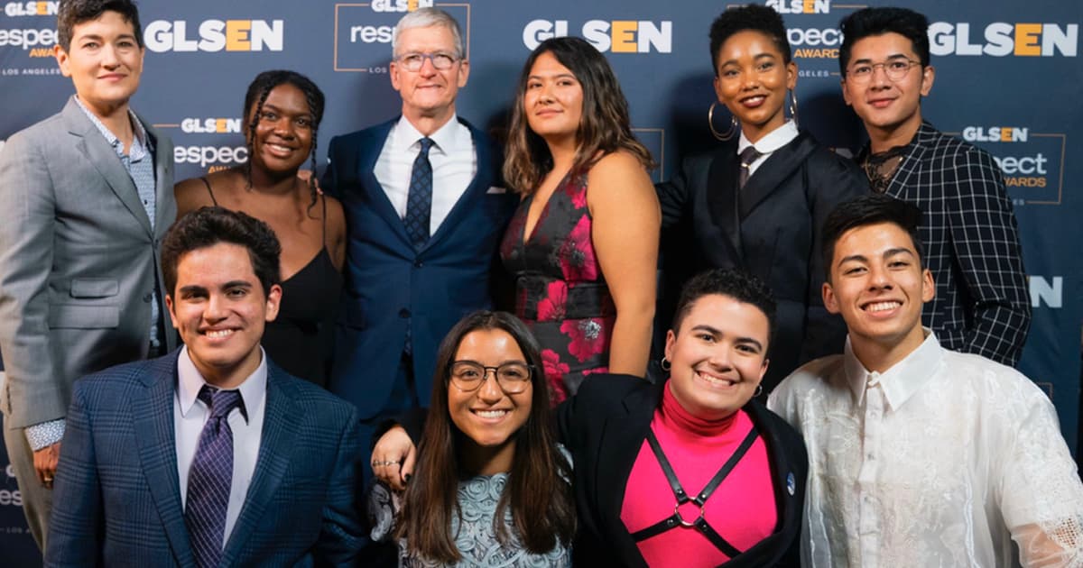 Tim Cook GLSEN LGBT