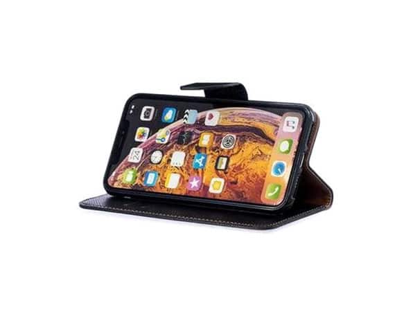 iPM PU Leather Wallet Case for iPhone 11 with Kickstand: $12.99