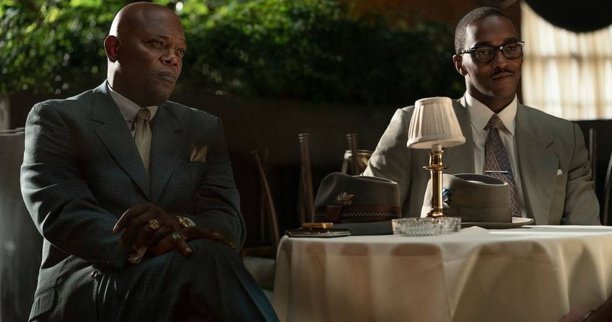 Samuel L. Jackson and Anthony Mackie in the banker