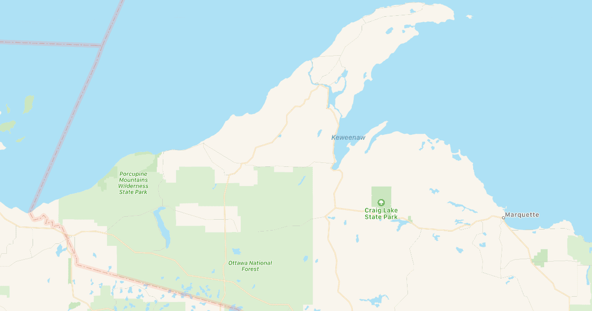 Did Apple Maps Forget Michigan’s Upper Peninsula?