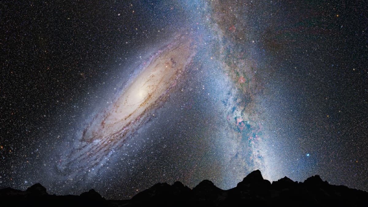 What the Sky Will Look Like When We Collide With Andromeda Galaxy