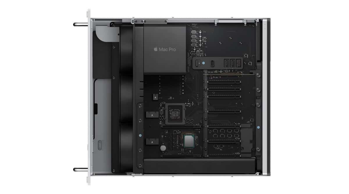 Rack mounted Mac Pro 2019