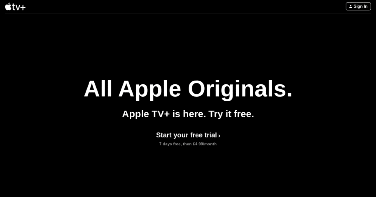 Apple TV+ free trial