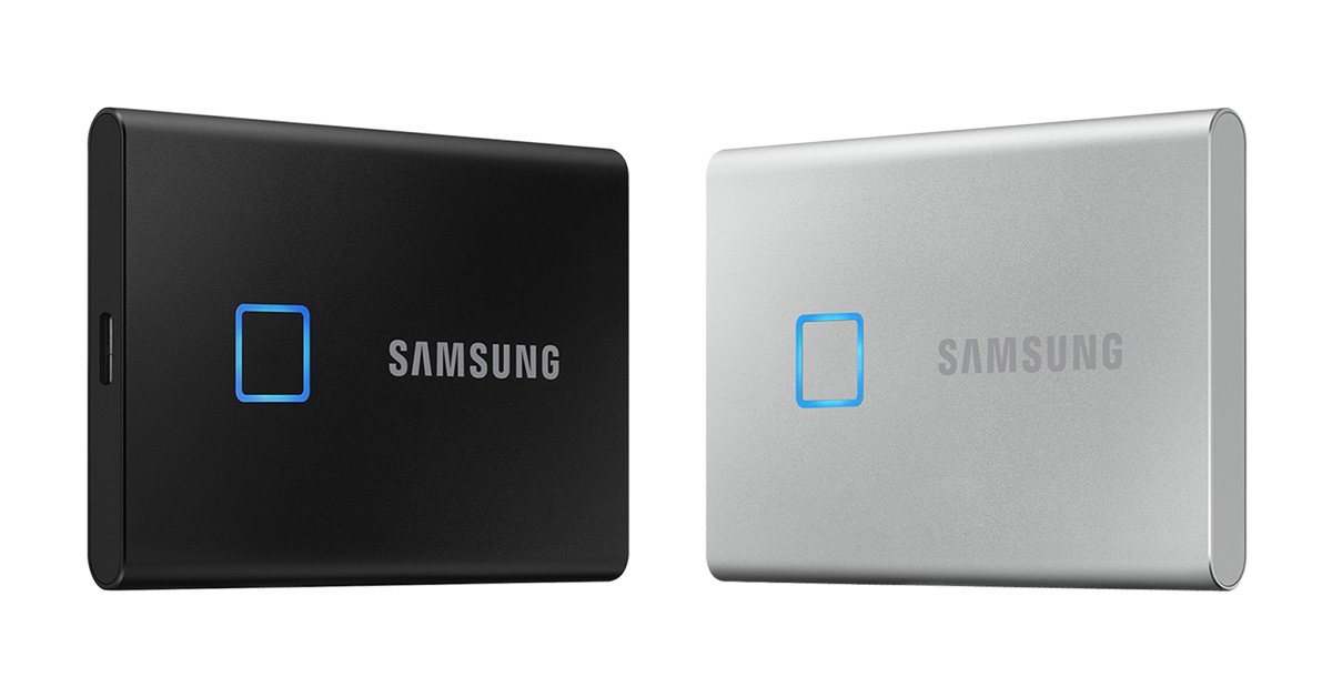 Samsung T7 touch biometric SSD
