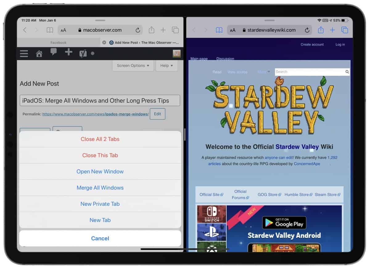 safari split screen iphone safari split screen iphone