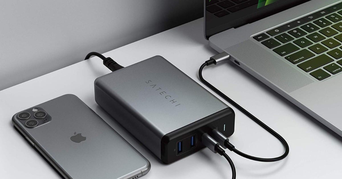 CES 2020: Satechi Releases Mega 108W USB-C Desktop Charger