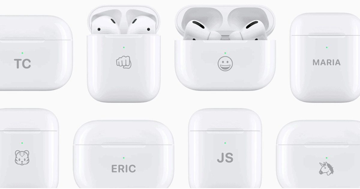 Apple Now Lets You Engrave AirPods With Emojis