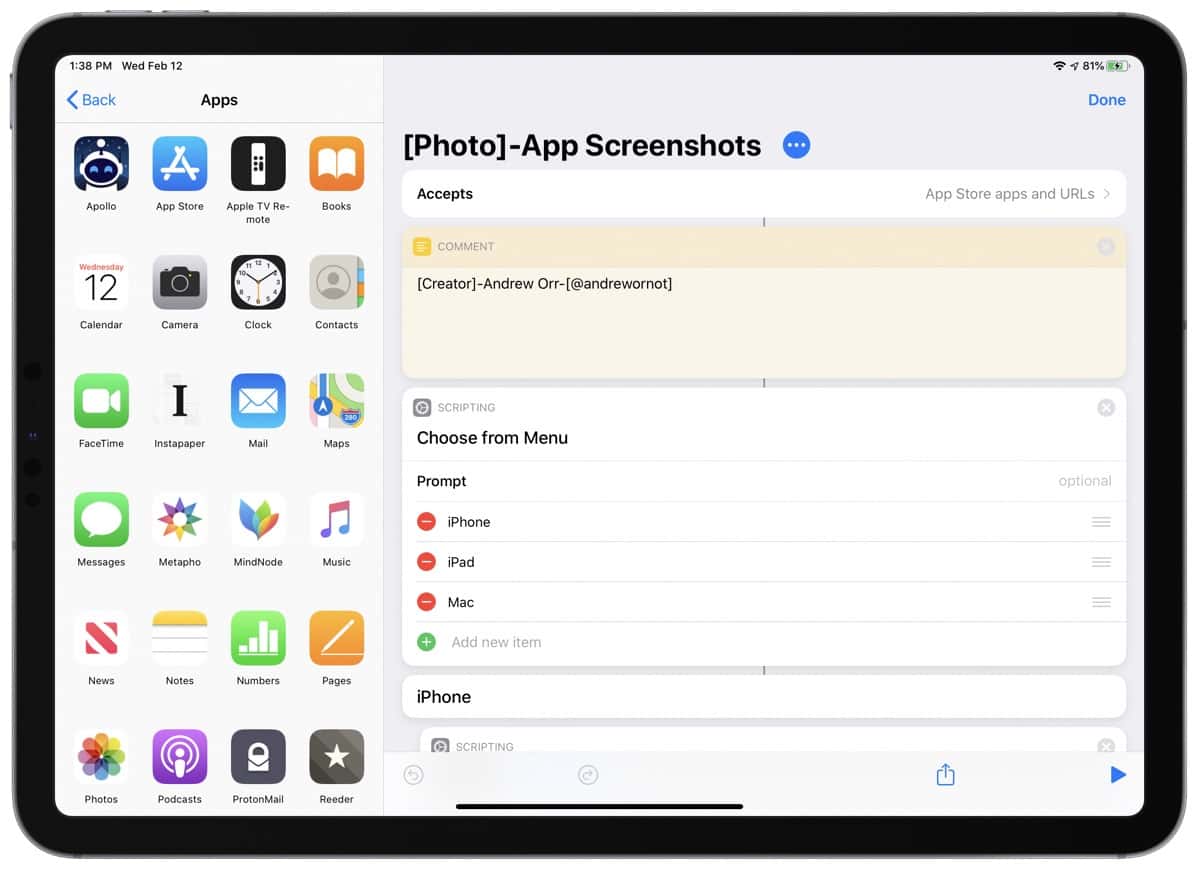 Here is My Shortcut to Get App Screenshots - The Mac Observer