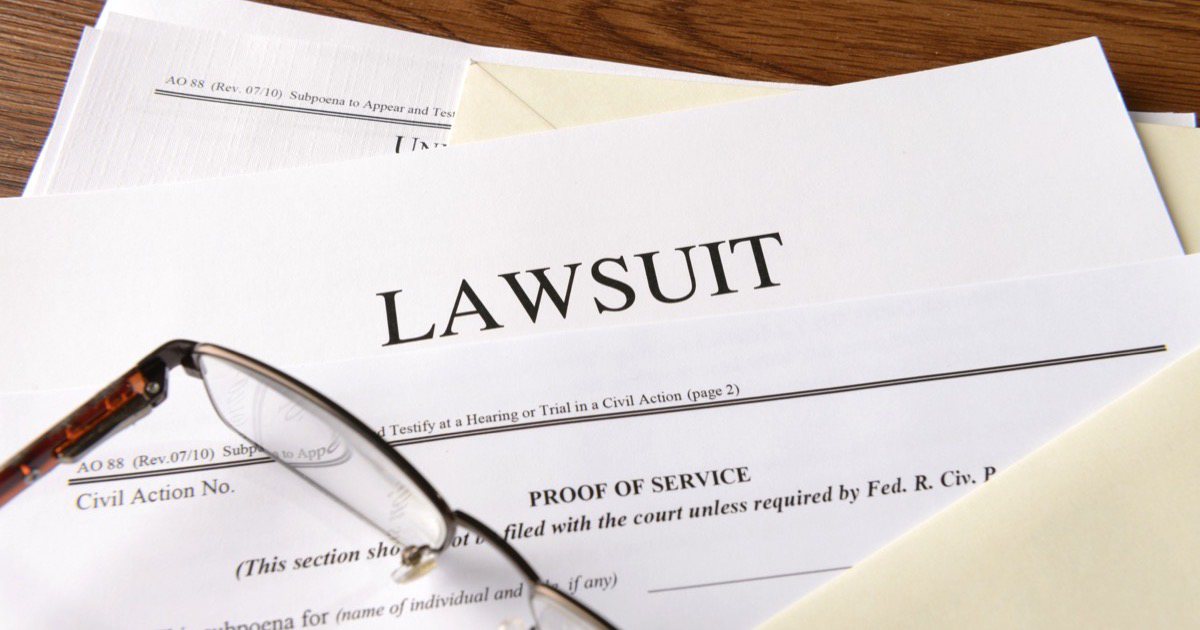 Generic image of lawsuit