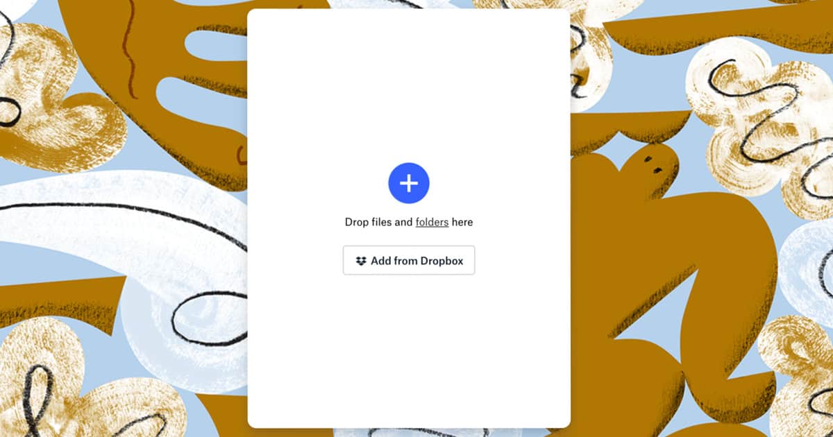 Dropbox Transfer screeb